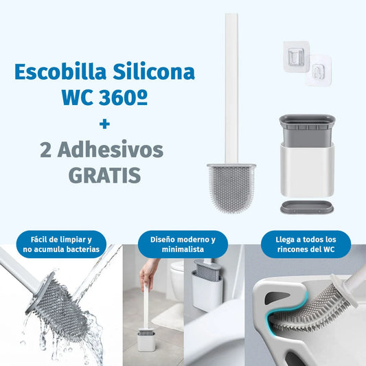 Escobilla de Silicona WC 360º