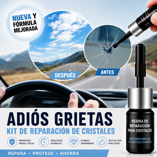 Kit Reparador de Cristales Pro™ + 1 GRATIS