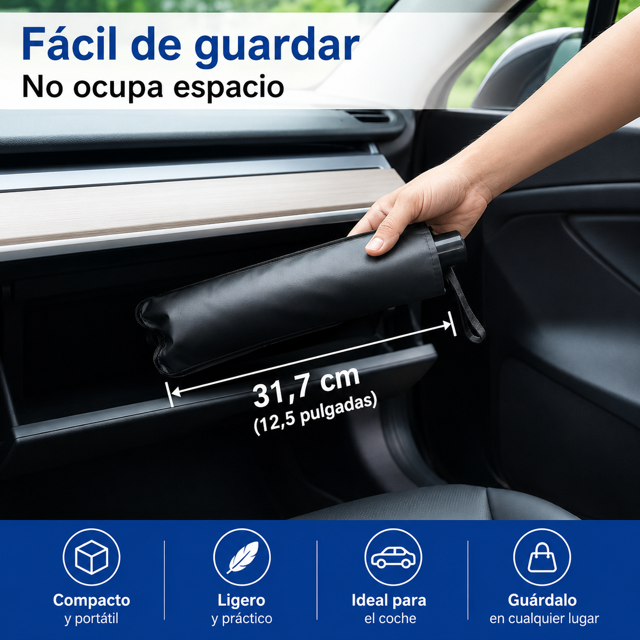 Parasol plegable de coche universal
